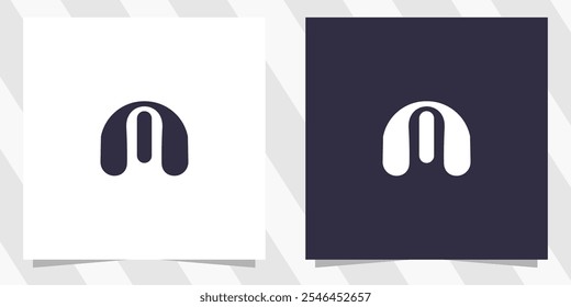 Vector de diseño de logotipo de letra M