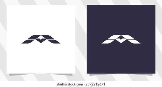 letter m logo design vector