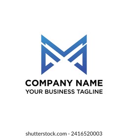 Letter M logo design.Creative M Logo