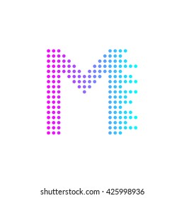 Letter M logo design,technology,electronics,digital logotype