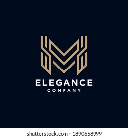 Letter m Logo, Letter M element, logo icon design template. Unique modern creative trendy business brand.