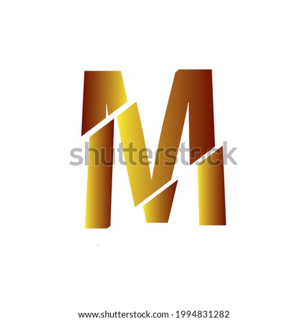 Letter M Logo High Res Stock Image , Vector Illustration  Stock fotó © 