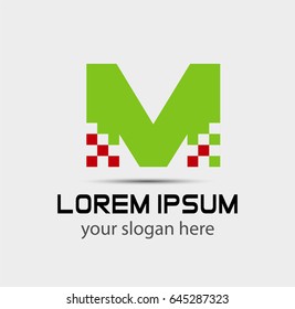 Letter m logo icon

