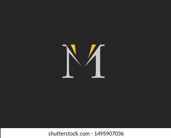 Icono del logotipo de la letra M. Diseño creativo con letra M en forma de punto para negocios, tecnología, finanzas, red, puesta en marcha y más marca.