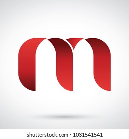 Letter M logo icon design template elements