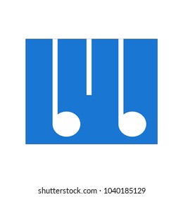 letter m logo icon design template