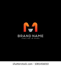 Letter M logo icon design template elements