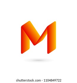 Letter M logo icon design template elements