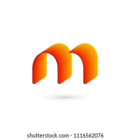 Letter M logo icon design template elements