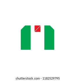 Letter M logo icon design template elements