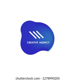 Letter M logo icon design template elements