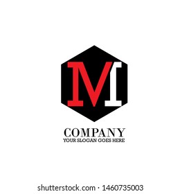 Letter M logo icon design template elements