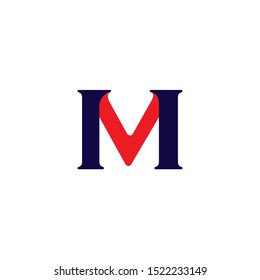 Letter M logo icon design template elements
