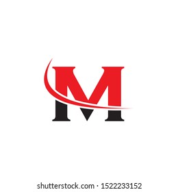 Letter M logo icon design template elements
