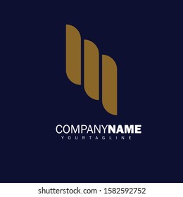 Letter M logo icon design template elements