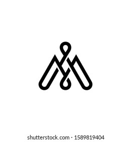 Letter M Logo Icon Design Template