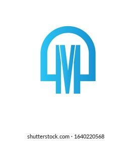 Letter M logo icon design creative