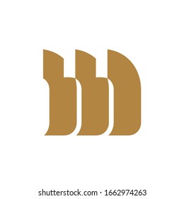 Letter M logo. Icon design. Template elements - vector sign