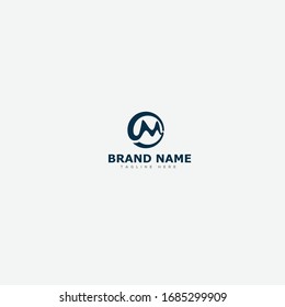 Letter M logo icon design template elements 