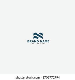 Buchstabe M Logo-Symbol Design-Vorlagenelement