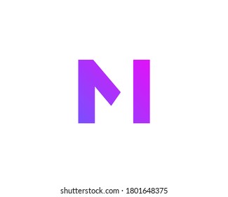 Letter M logo icon design template elements