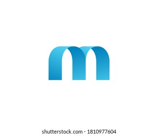 Letter M logo icon design template elements