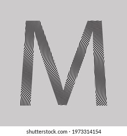 Letter M logo icon design template elements