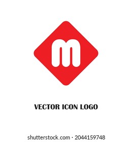Elementos de la plantilla de diseño de iconos del logotipo M de la letra