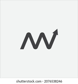 Letter M Logo Icon Design vector Template.