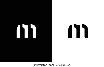 Plantilla de diseño de icono de logotipo M de carta