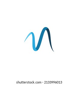 Plantilla de diseño de icono de logotipo M de carta