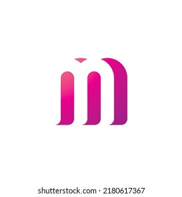 Letter M logo icon design template elements