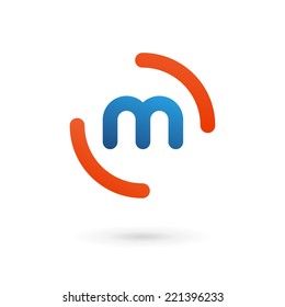 Letter M logo icon design template elements