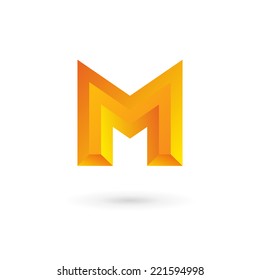 Letter M logo icon design template elements 