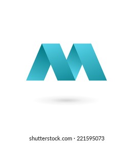 Letter M logo icon design template elements 