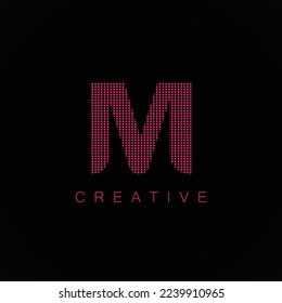 Letter M logo icon design template elements