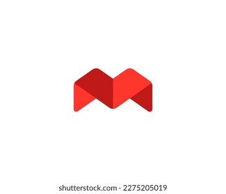 Letter M logo icon design template elements