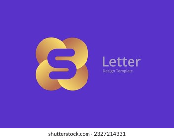 Letter M logo icon design template elements