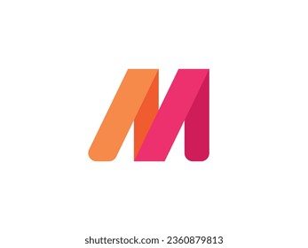 Letter M logo icon design template elements