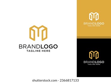 Letter M logo icon design template elements	