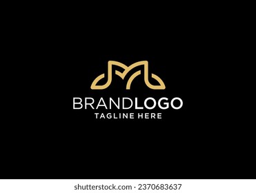 Letter M logo icon design template elements	