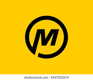 Letter M logo icon design template elements