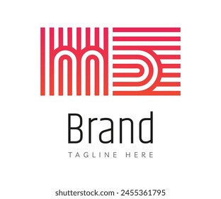Letter M logo icon design template elements. Usable for Branding and Business Logos.
