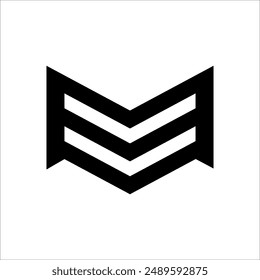 Letra M Icono De Logotipo Elemento De Diseño