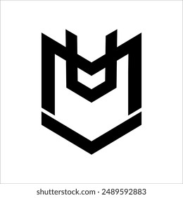 Letter M Logo Icon Design Element
