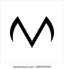 Letter M Logo Icon Design Element