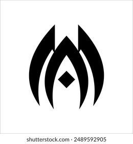 Letter M Logo Icon Design Element