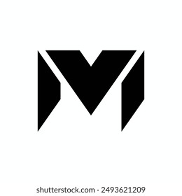 Letter M logo icon design template elements