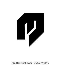 Letter M logo icon design template elements