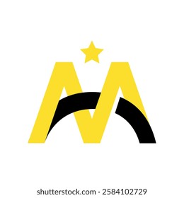 Letter M logo icon design template